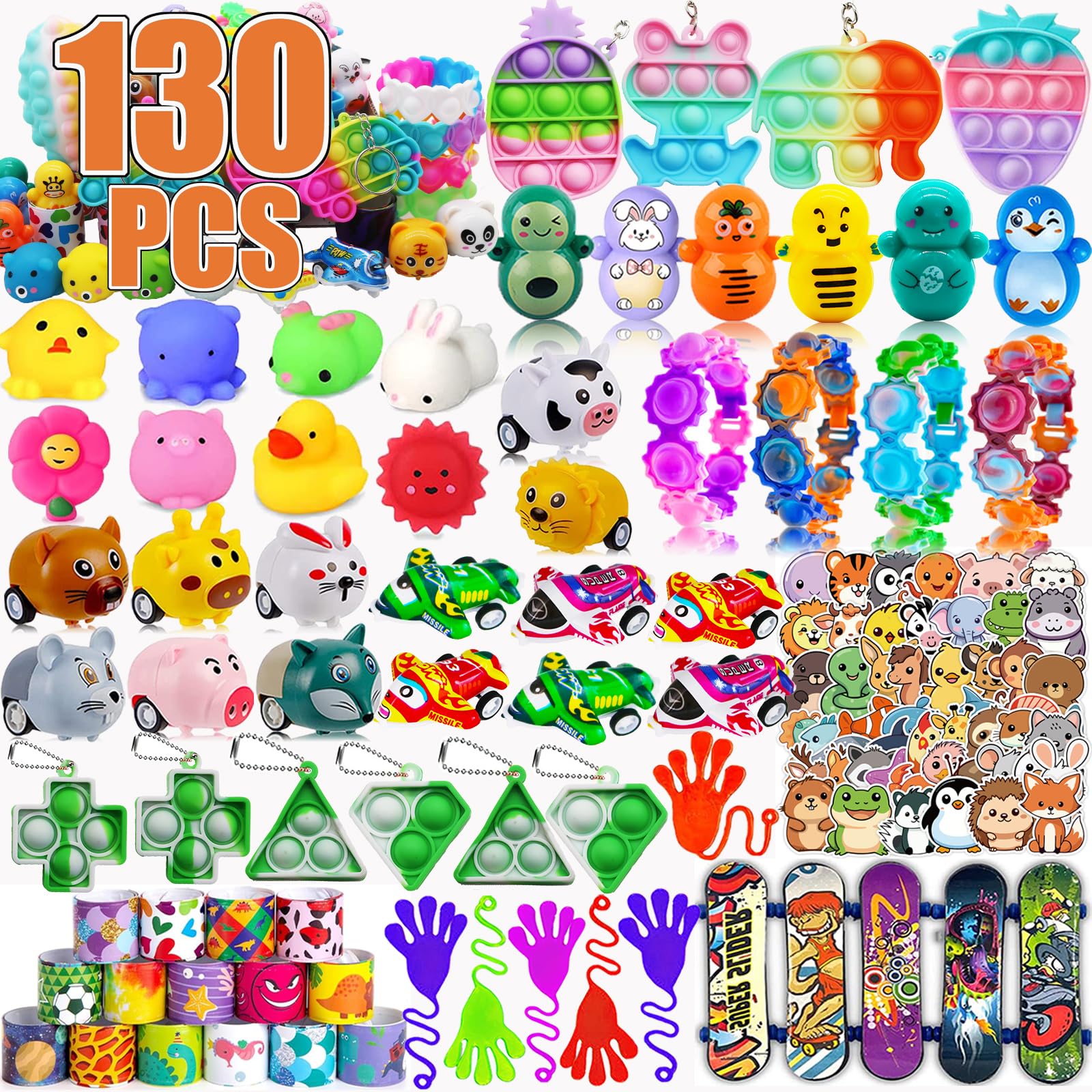 Amazon.com: 130 Pcs Party Favors for Kids, Easter Basket Egg